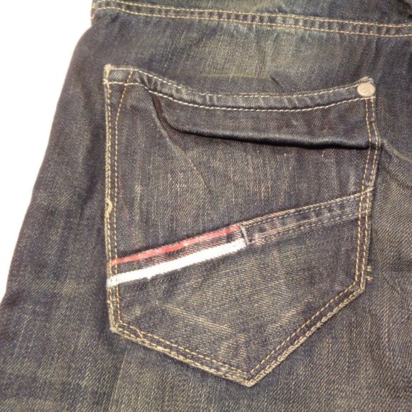 Blend Size 30W 29L REGULAR FIT Blue Cotton New Button Fly Men's Jeans - Picture 9 of 14